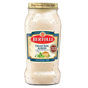 Bertolli Creamy Basil Alfredo with Aged Parmesan Cheese Sauce