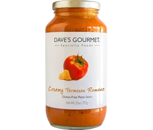 Dave's Gourmet Creamy Parmesan Romano Pasta Sauce