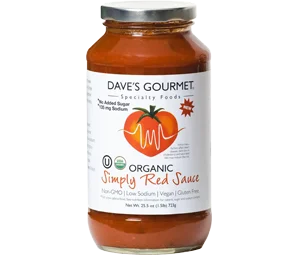 Dave's Gourmet Organic Simply Red Sauce