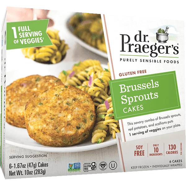Dr. Praeger's Brussels Sprouts Cakes