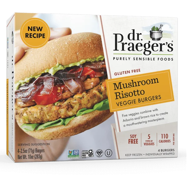 Dr. Praeger's Mushroom Risotto Veggie Burgers