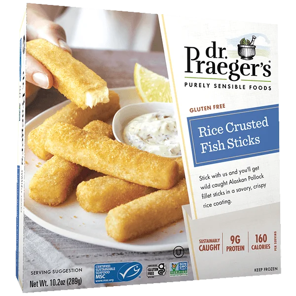 Dr. Praeger's Rice Crusted Fish Sticks