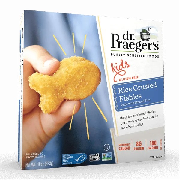 Dr. Praeger's Rice Crusted Fishies Made with Minced Fish