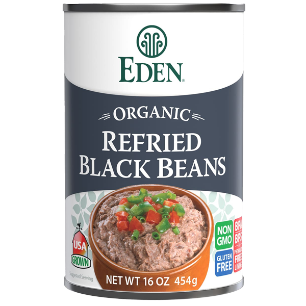 Eden Foods Refried Black Beans