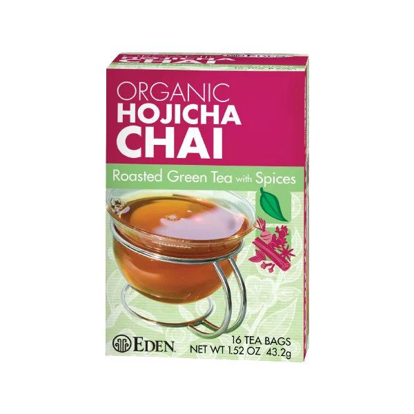 Eden Foods Hojicha Chai Roasted Green Tea