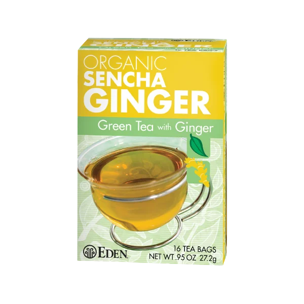 Eden Foods Sencha Ginger Green Tea