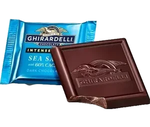 Ghirardelli Chocolate Intense Dark Sea Salt 60% Cacao Dark Chocolate