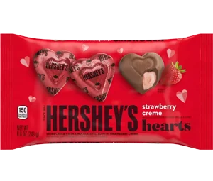 Hersheys Milk Chocolate Strawberry Creme Hearts