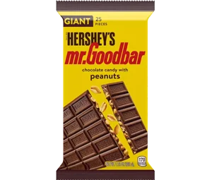 Hersheys MR. GOODBAR Chocolate with Peanuts Giant Candy Bar