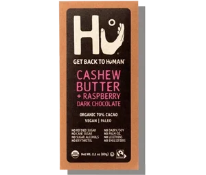 Hu kitchen Cashew Butter + Raspberry Dark Chocolate
