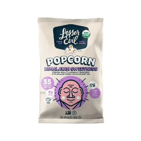 Lesser Evil Organic Popcorn Himalayan Sweetness