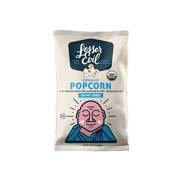 Lesser Evil Organic Popcorn Oh My Ghee!