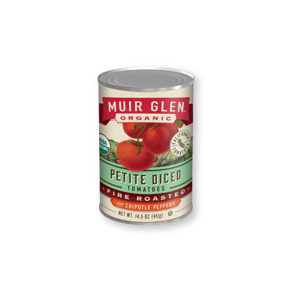 Muir Glen Fire Roasted Petite Diced Tomatoes With Chipotle Peppers