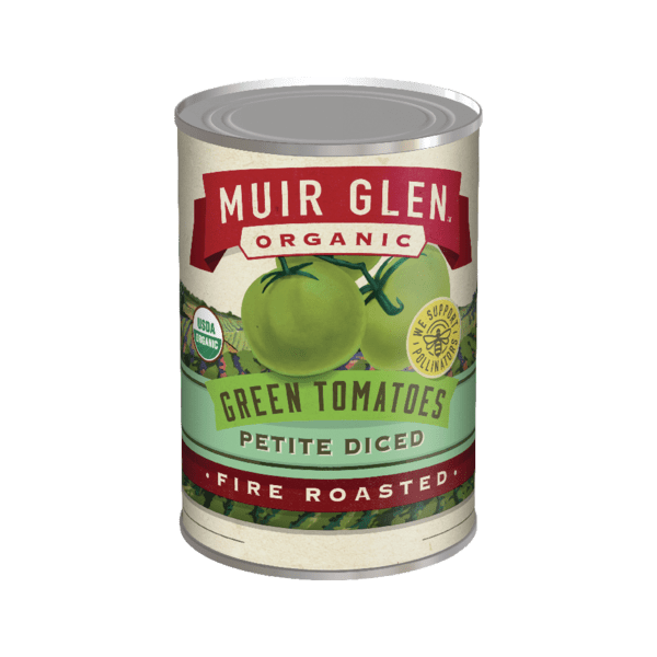 Muir Glen Organic Petite Diced Fire Roasted Green Tomatoes
