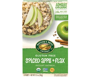 Nature's Path Spiced Apple + Flax Gluten Free Oatmeal