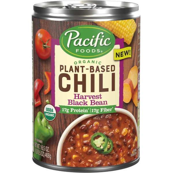Pacific Foods Organic Plant-Based Harvest Black Bean Chili