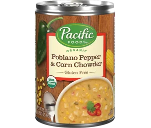 Pacific Foods Organic Poblano Pepper and Corn Chowder