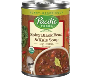 Pacific Foods Organic Spicy Black Bean and Kale