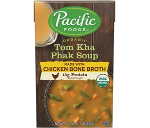 Pacific Foods Organic Tom Kha Phak Soup with Chicken Bone Broth