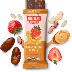 Skout Organic Peanut Butter & Jelly Protein Bar