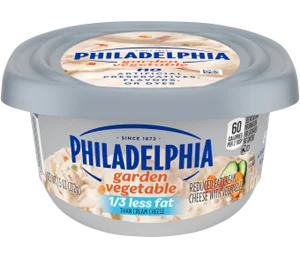 Philadelphia 1/3 Less Fat Garden Vegetable Cream Cheese