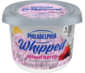 Philadelphia Whipped Mixed Berry Cream Cheese