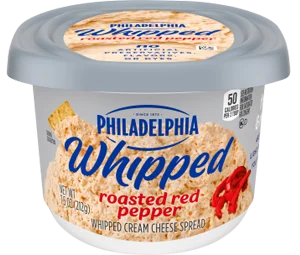 Philadelphia Roasted Red Pepper Whipped Cream Cheese
