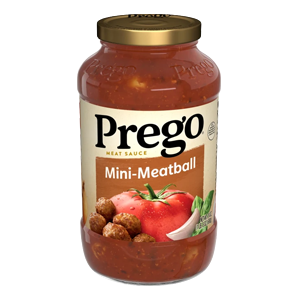 Prego Mini-Meatball Pasta Sauce