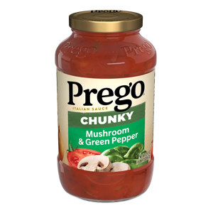 Prego Chunky Mushroom and Green Pepper Pasta Sauce