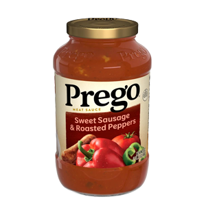 Prego Sweet Sausage and Roasted Peppers Pasta Sauce