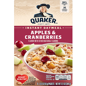 Quaker Instant Apples & Cranberries