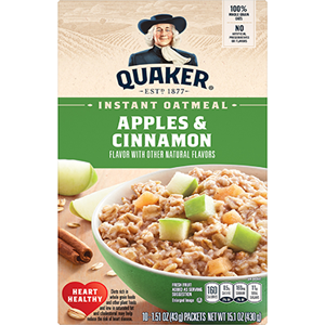 Quaker Instant Apples & Cinnamon