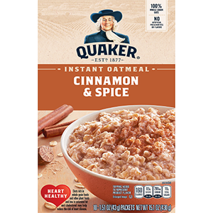 Quaker Instant Cinnamon & Spice