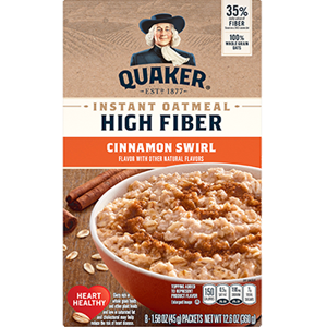 Quaker Cinnamon Swirl - High Fiber