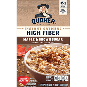 Quaker Maple & Brown Sugar - High Fiber