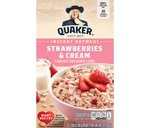 Quaker Strawberries and Cream