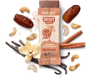 Skout Organic Cinnamon Snickerdoodle Kids Bar