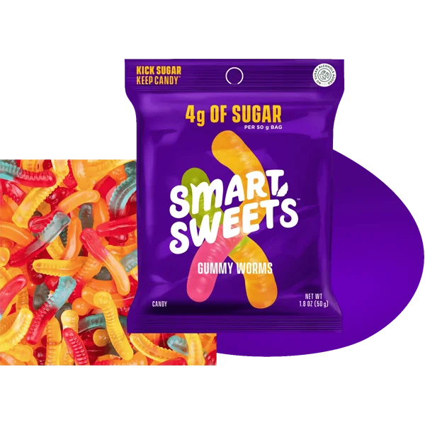 Smart Sweets Gummy Worms