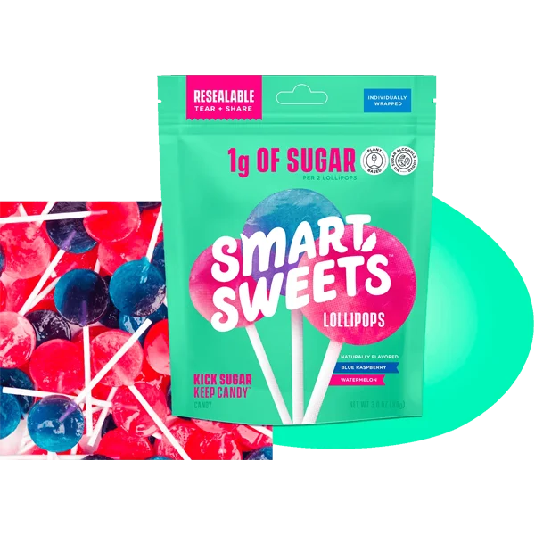 Smart Sweets Lollipops