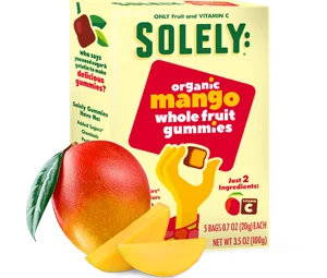 Solely Organic Mango Whole Fruit Gummies