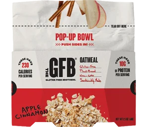 Gluten Free Brothers Apple Cinnamon Oatmeal