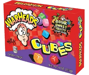 Warheads Fat-Free Sour Chewy Cubes