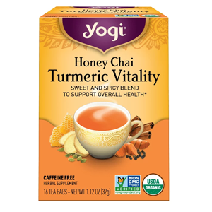 Yogi Tea Honey Chai Turmeric Vitality Tea