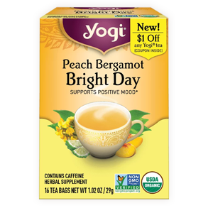 Yogi Tea Peach Bergamot Bright Day Tea