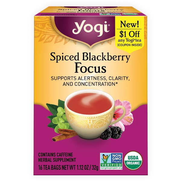Yogi Tea Spiced Blackberry Focus Tea