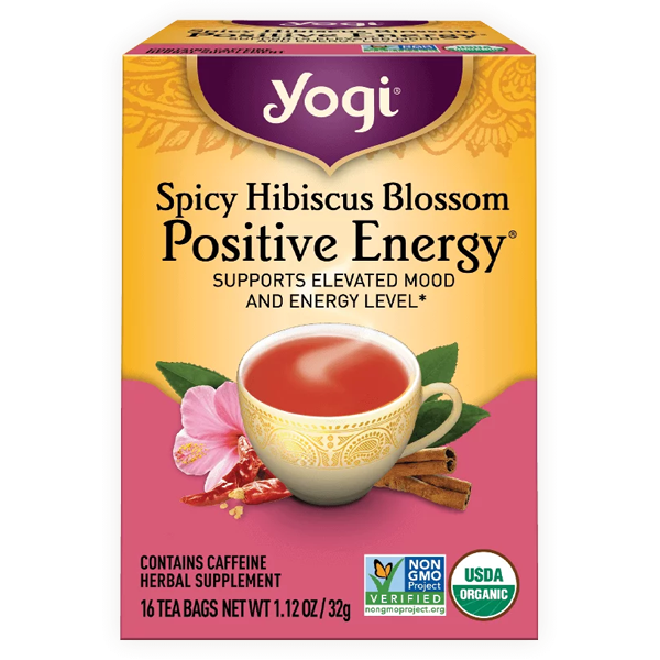 Yogi Tea Spicy Hibiscus Blossom Positive Energy Tea