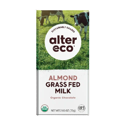 Alter Eco Grass Fed Milk with Salted Almonds