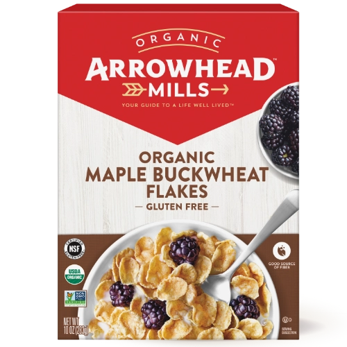 Arrowhead Mills Organic Gluten Free Maple Buckwheat Flakes