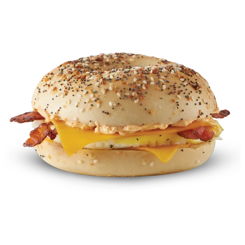 Caribou Coffee Honey Sriracha Bagel Sandwich