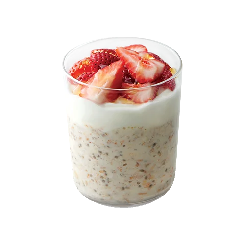 Caribou Coffee Strawberry Honey Overnight Oats